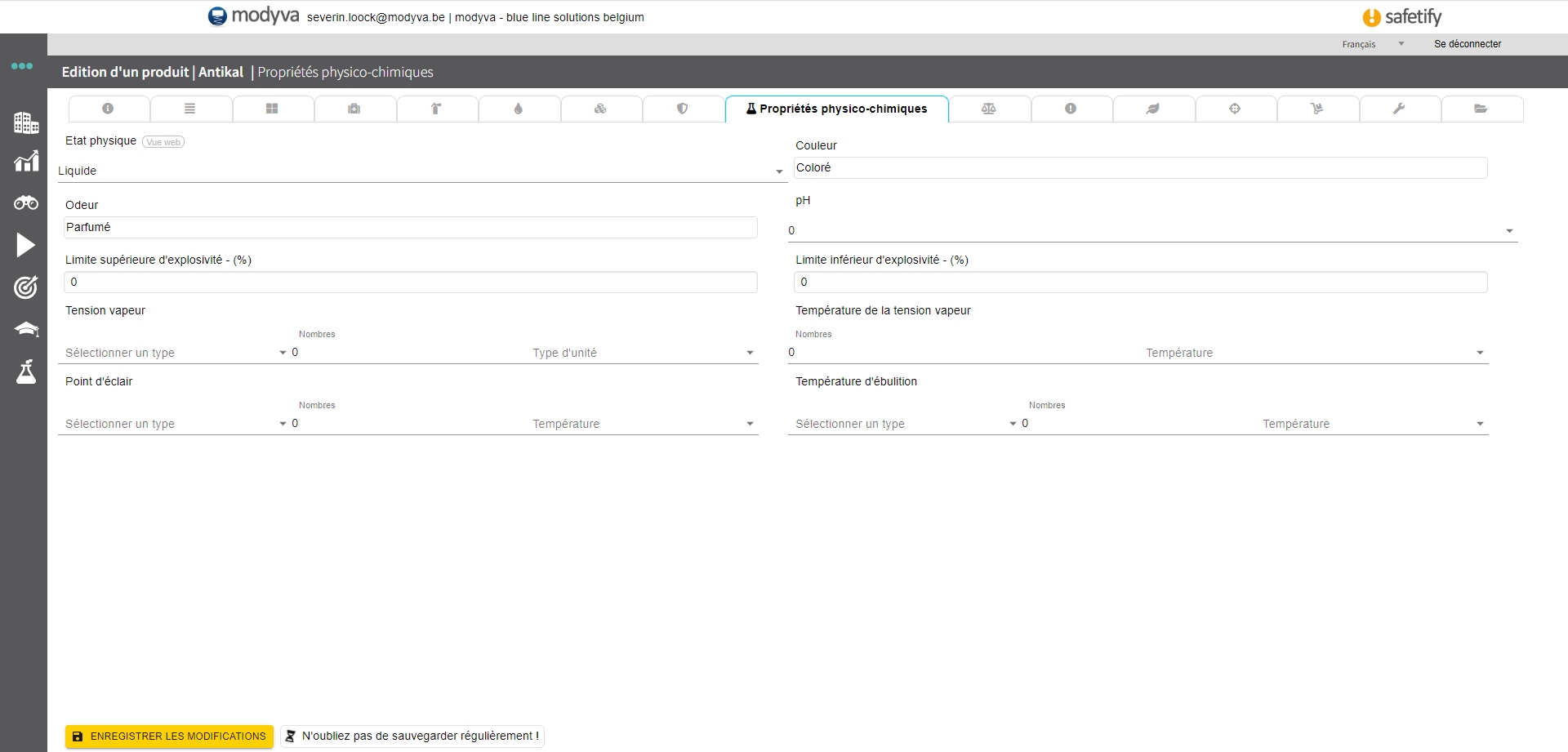 20220818_Safetify_AideEnLigne_Produits_Screenshot_Edition_PropriétésPhysicoChimiques